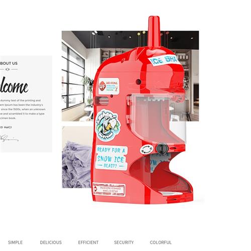 新款上市 新款绵绵冰机商用雪花刨冰机碎冰花式冰沙机电动韩货雪