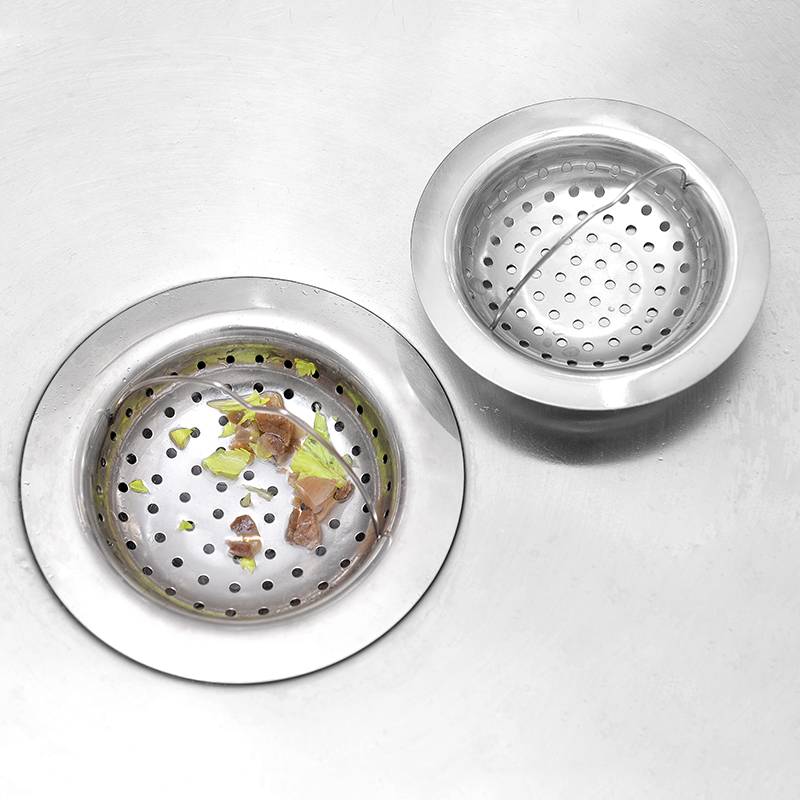 厨房水槽不锈钢过滤网洗菜盆堵水盖子塑料老式下水器洗碗池过滤器