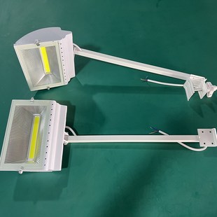户外防水展位射灯led长臂夹子灯70W展馆会展背景墙展示展览长杆铲
