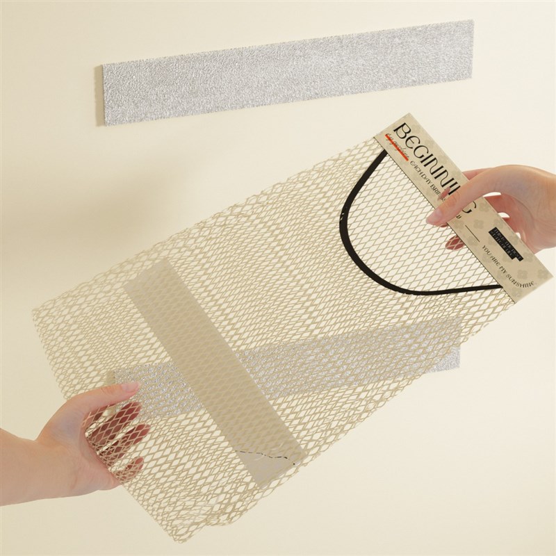 厨房塑料袋收纳神器挂袋大容量储物多功能网兜袋子挂柜门居家简约