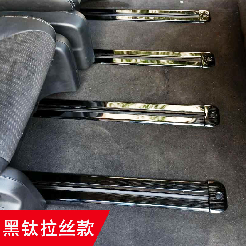 江淮瑞风M4加装不锈钢轨道饰条 M5滑轨亮条和座椅滑道保护条专用