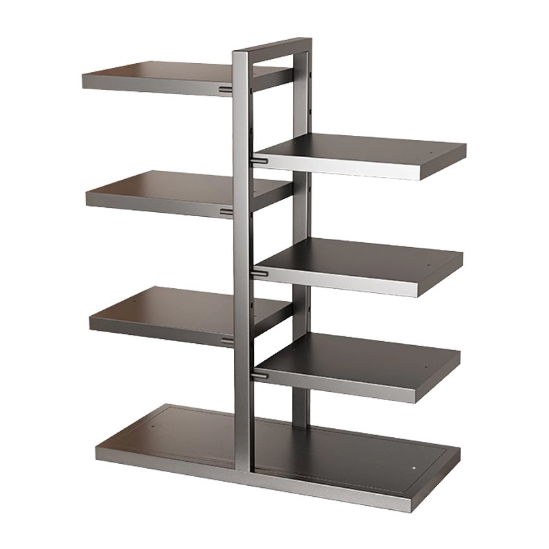 厨房下水槽双排锅架多层锅具收纳架家用落地台面橱柜下整理置物架