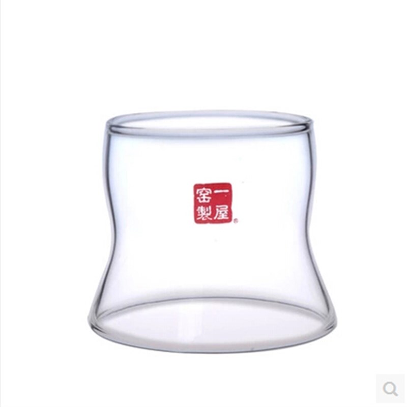 一屋窑制功夫茶具配件玻璃茶漏组合过滤网杯托分茶器漏斗茶滤隔网