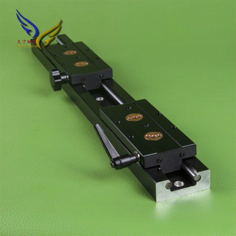 高精度直线导轨 SGR内置双轴心滚轮直线导轨 带锁紧定位功能滑块