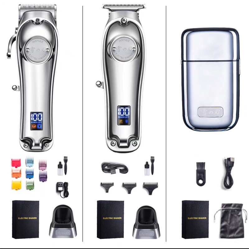 雪刃电推剪油头渐变推光精修雕刻推子理发店专业理发器成人家用