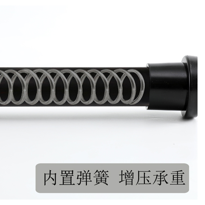 浴室浴帘杆窗帘杆卧室衣柜撑杆子免打孔伸缩杆挂衣晾衣杆卫生间架