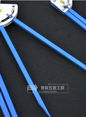 划规蓝色黑色划铁圆规手动工具合金头划规工业划线工具600mm1米