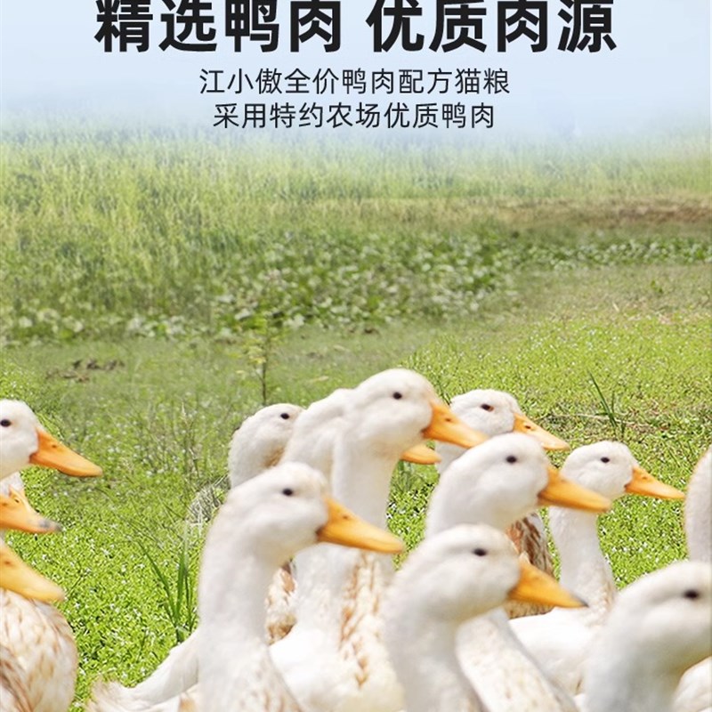 江小傲猫粮成猫鲜肉幼猫营养宠物主食无谷鸡肉全价鸭肉流浪猫布偶