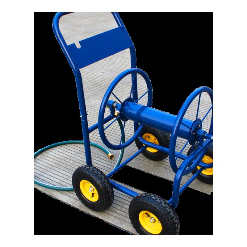 大型轮式手推全金属水管收纳车架水管车洗车浇花园林艺浇卷水管器