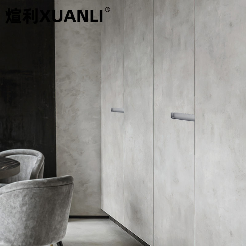 煊利嵌入式隐形拉手抽屉橱柜衣柜柜门开槽内嵌暗藏拉手把一体成型