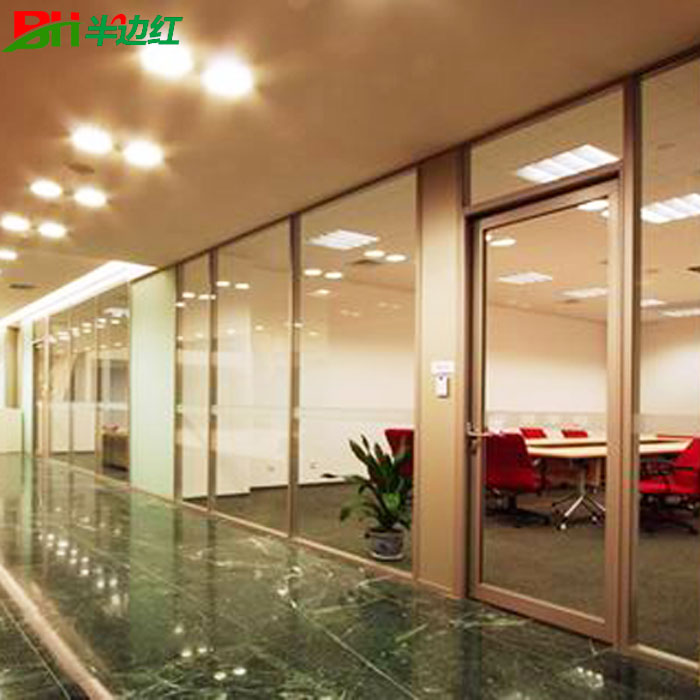 高隔断隔墙 办公隔断墙 玻璃隔断 高隔间铝合金隔墙 办公室隔墙板