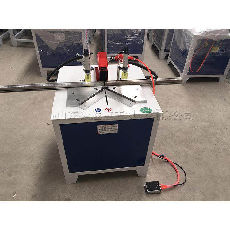 铝型材45度90度切铝机PVC材料门窗切割机十字绣边裱框切角机
