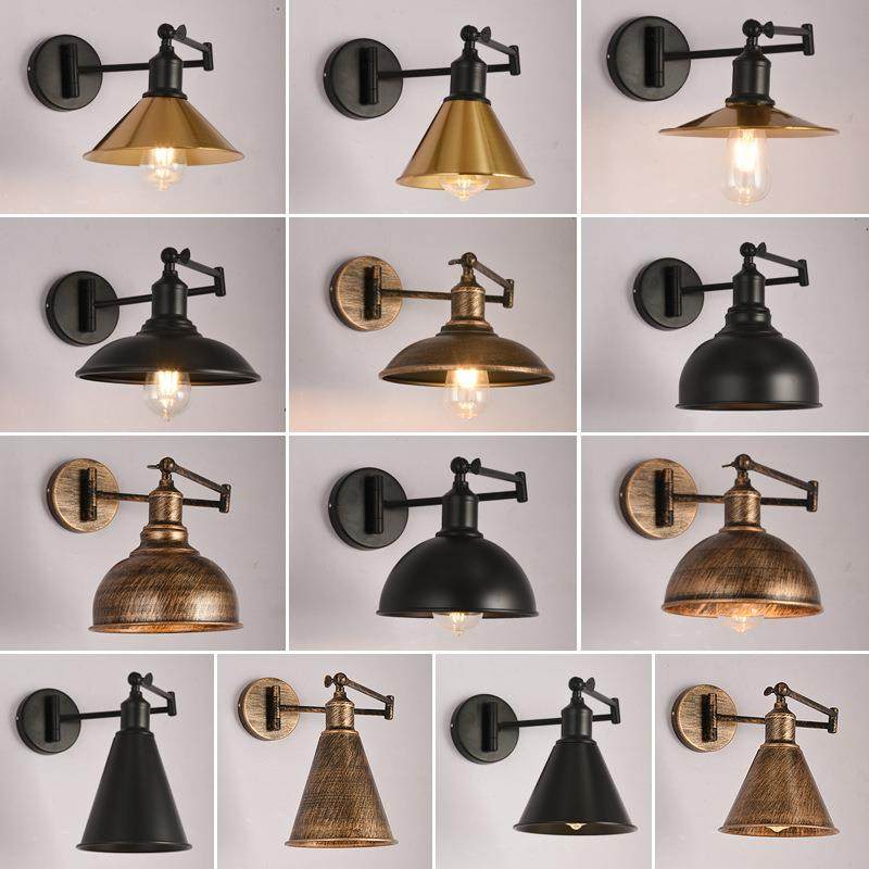 美式复古摇臂壁灯卧室床头灯仿古色铁艺折叠壁灯客厅书房阅读灯具,纺织面料/辅料/配套,纺织机械配件,淘宝优惠券,粉丝福利购,淘宝优惠卷