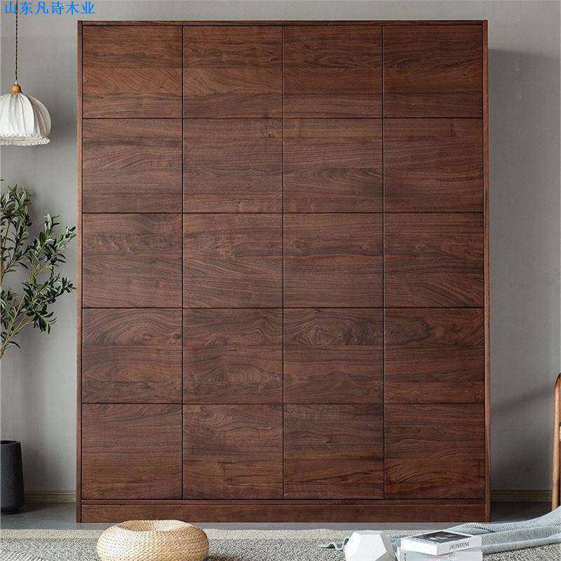 北美黑胡桃木衣柜全实木现代简约轻奢型樱桃木原木四门收纳置物柜,纺织面料/辅料/配套,纺织机械配件,淘宝优惠券,粉丝福利购,淘宝优惠卷