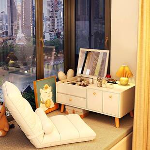 梳妆台家用卧室飘窗梳妆桌现代简约化妆桌小型收纳柜子简易化妆台