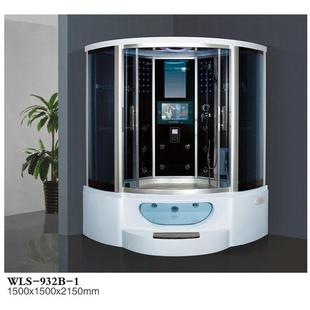 DVD屏幕932B 玻璃门豪华家庭按摩蒸汽房淋浴房一体式 带16寸TV