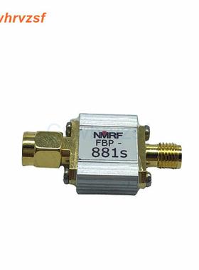 881(868-895)MHzGSM900专用SAW带通滤波器，27MHz带宽，SMA接口