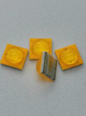 日不落夕阳红灯配件3W5W3535陶瓷金黄光灯珠2000K大功率灯珠