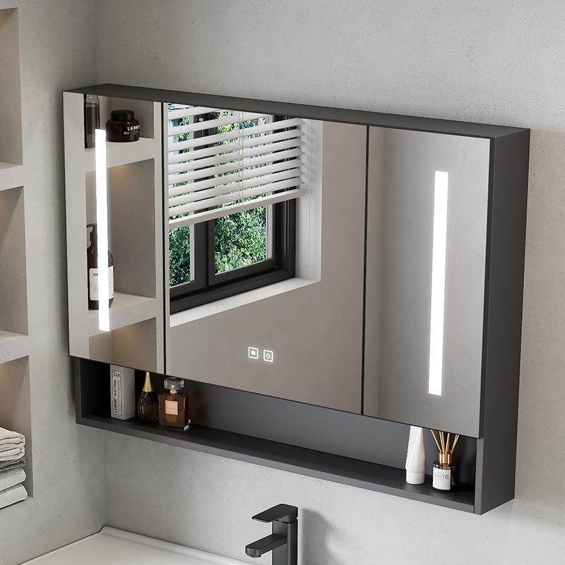 美妆智能浴室镜柜单柜加厚铝合金挂墙式智能带灯带收纳一体镜柜门,智能设备,其他智能设备,淘宝优惠券,粉丝福利购,淘宝优惠卷