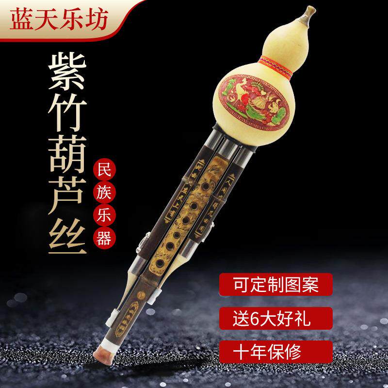 蓝天乐坊紫竹葫芦丝小D调C调降B调学生成人初学者专业乐器