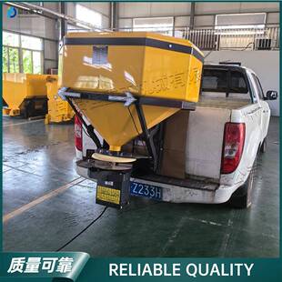 小型积雪道路撒盐机市政路面撒盐除雪机后挂式环卫融雪剂撒布机