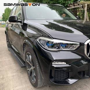 适用于21款 饰加厚配件 X5电动踏板自动伸缩智能流光灯外侧脚改装