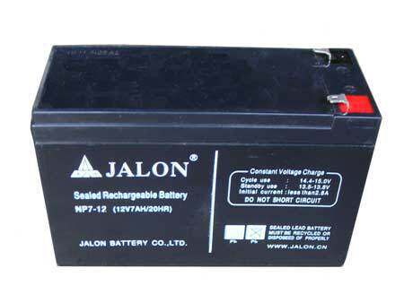 捷隆JALON蓄电池NP7-12/12V7AH铅酸免维护蓄电池量大