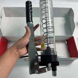 田博P1032透明管双活塞黄油枪600cc黄油枪专用润滑机注油器透黄油