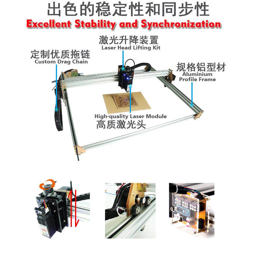 八千激光刻机小型dy皮雕革木头打一米标机cnc迷你字机切刻割机一i