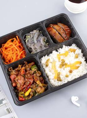 三格格五格六格一次性快006盒餐外卖打四包高盒分格便当盒饭盒档