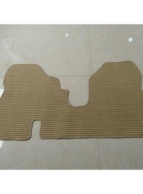 全顺货车6排坐汽CUI车脚垫亚麻0可制做单双大通G1依维排柯