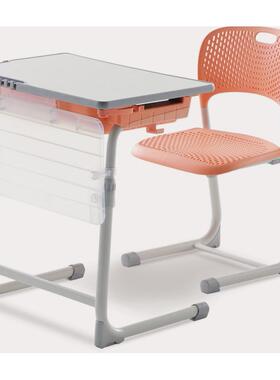 高端学校课桌椅中小学生多降功能约升课桌套装儿简童习桌TJD书学