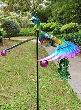 动物款10480户外平衡器创鸡不倒翁庭院园公景观公小品意装饰落地