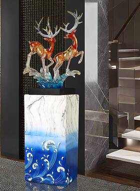 现户代入玄关摆件客厅轻奢高档堂店家居客67124厅装饰办公室酒大