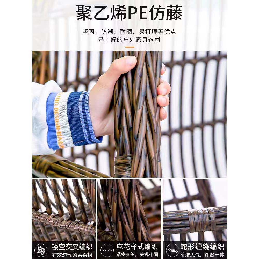 红CEM网鸟巢吊篮子室内秋千藤吊椅摇篮椅悬挂吊床吊篮筐椅单双人