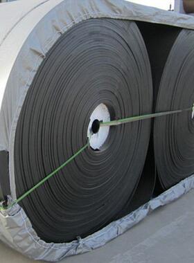 工业用平输送带橡环形橡胶输送带耐磨耐LVI面高矿温尼龙胶输送带