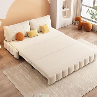 奶114514油现代沙发床两用人折叠客一厅体小户型单双人多功能新款