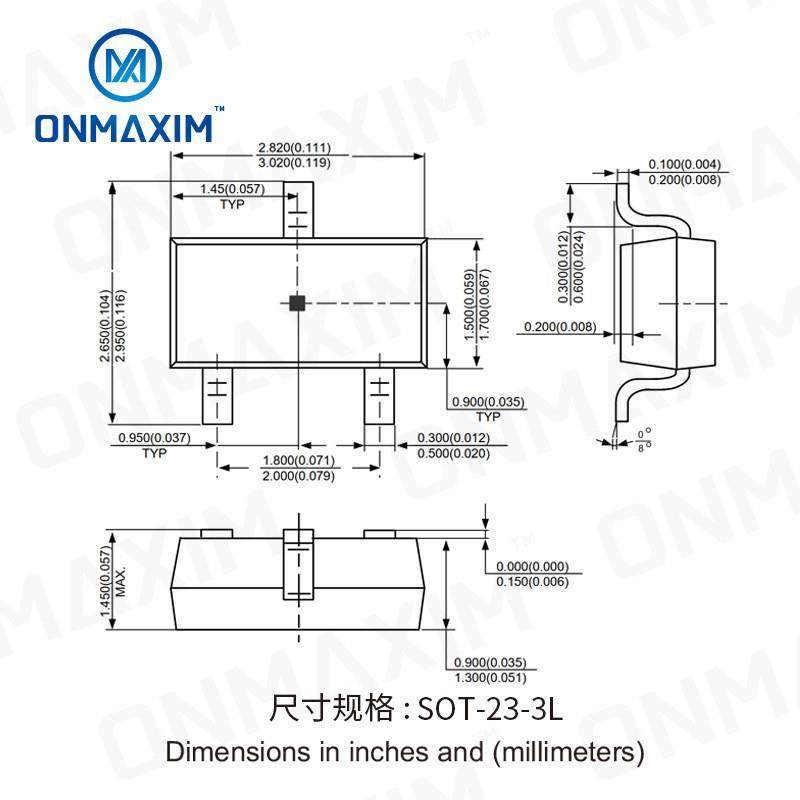 厂直供DOLJMJMSD53U36工丝印0363.6V封装OT23-3L线性稳压器