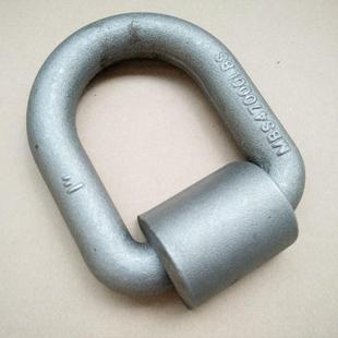 寸焊接D型拉环233拖车配件拉地板钩捆绑环型绳钩锻打D1规格21.2吨