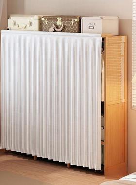 A易衣柜NIK简出租房防尘经济型结实用衣橱带遮挡挂帘卧室大容量C