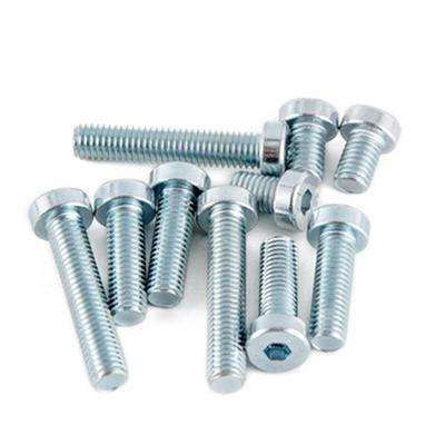 蓝白锌薄头内薄六角螺钉M4M5M6M8M108.810.79XDB级头级螺丝DIN984