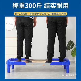 儿园宝宝童儿早板教单人床叠叠塑料木托幼管MDQ小床午休睡床
