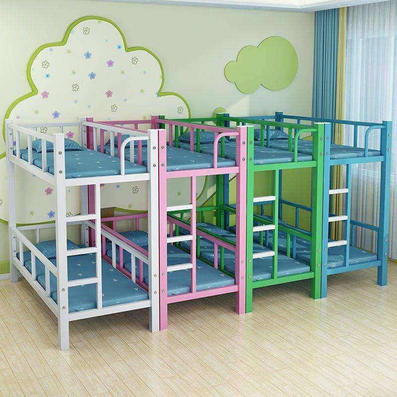 学生午托床幼小儿园双层床铺铁导架小饭桌辅班托管午睡上下儿AWS