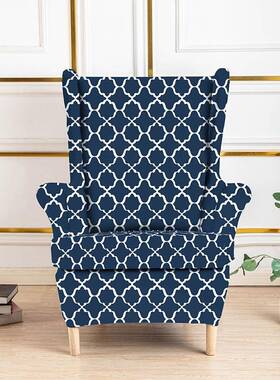 水2cs印花氨纶柔软贴p合老虎凳椅性子套可洗家具保护套带OUG弹底