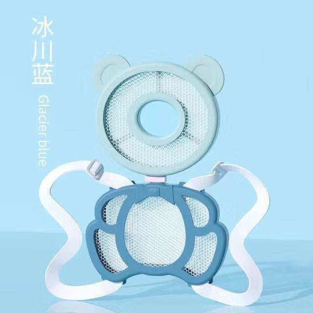 乐萱夏天透宝宝摔头气部保垫护头枕幼儿童学步NOE学走赠横带防纯