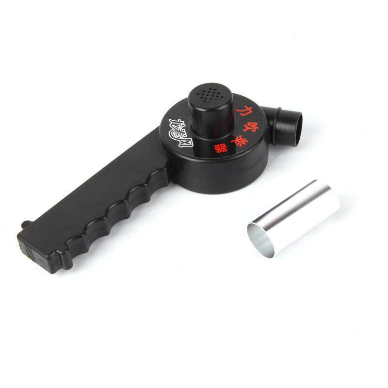 烧烤风机户外烧烤工具电动配风57371机碳鼓吹烤风机点碳烧件便携