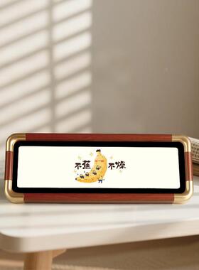 创卡通壁纸实木铜圆角相框摆件仿家居意装饰品卡通壁纸文木创质工