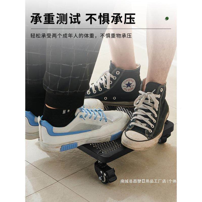 花盆托盘带艺轮移动底座物向轮滚轮承重植托FIY架铁长方形花托万
