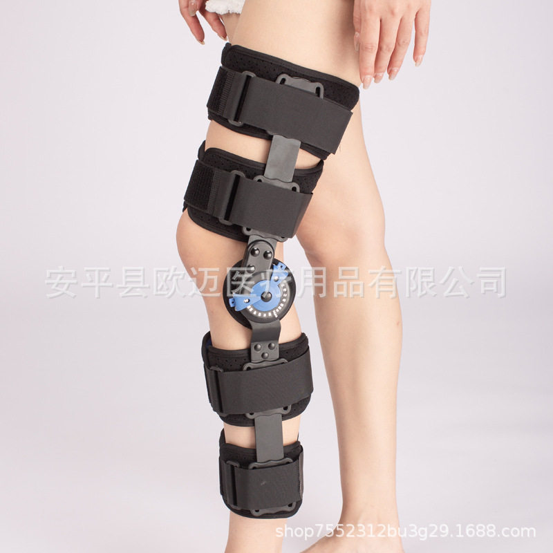 可调膝关节固定支具支架腿部骨折膝盖骨骨折半月板康复膝部保护套