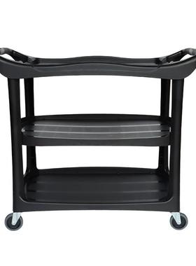 白云餐车收碗车26151商厅用三动层手推车移饭酒店餐加厚收上菜车